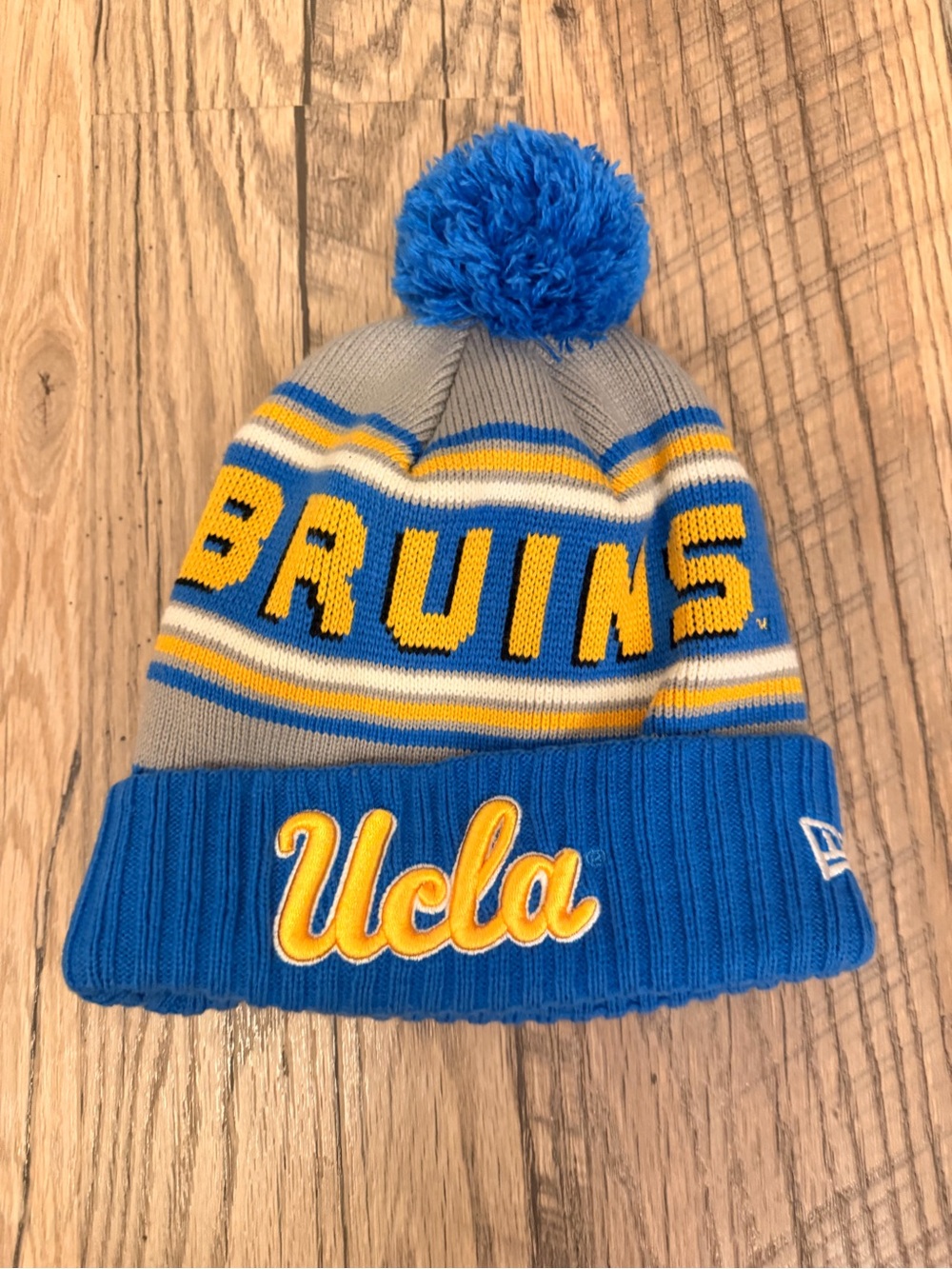 UCLA Bruins pom pom beanie